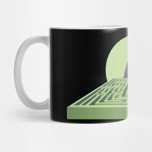 OVERLOOKING THE HEDGE MAZE Mug